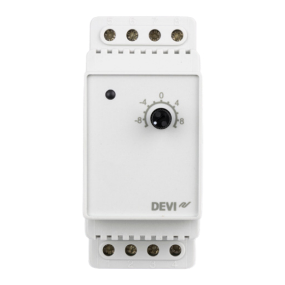 Danfoss DEVIreg 330 Installationshandbuch