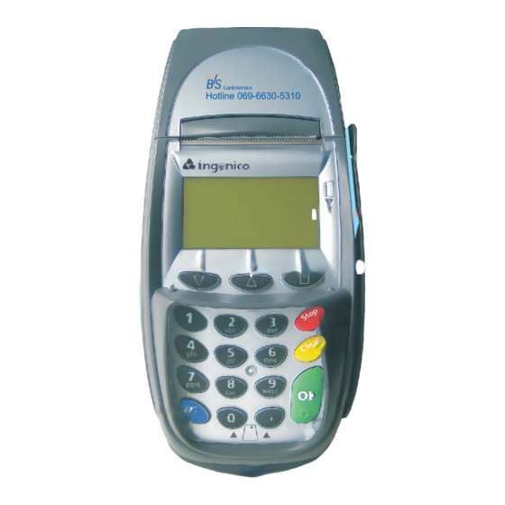 Kassenschnitt; Kassenbericht; Kopie / Duplikat Zahlungsbeleg - Ingenico