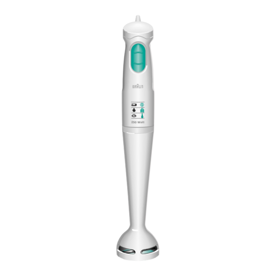 Braun MR 400 Gerätebeschreibung
