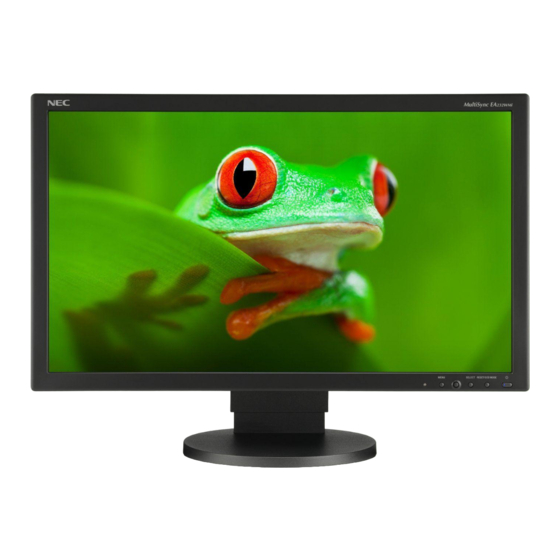 NEC MultiSync EA232WMi Handbuch