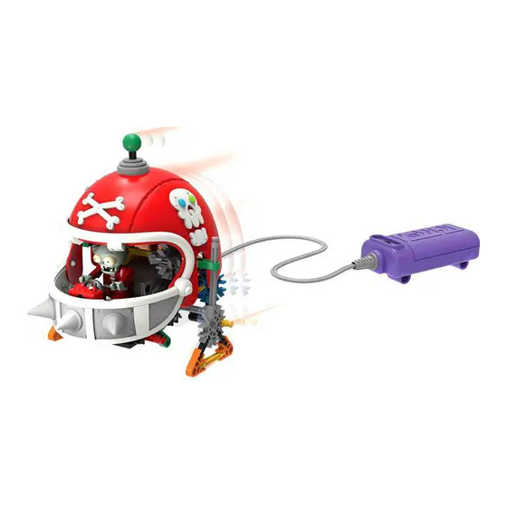 k'nex Plants vs Zombies Football Mech Montageanleitung