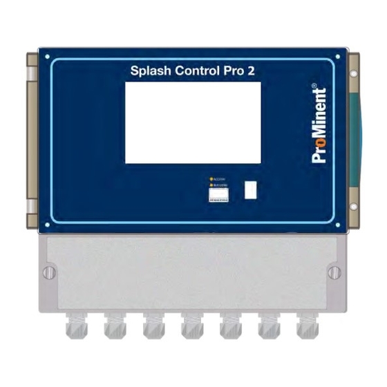 ProMinent Splash Control Pro 2 Montage- Und Betriebsanleitung