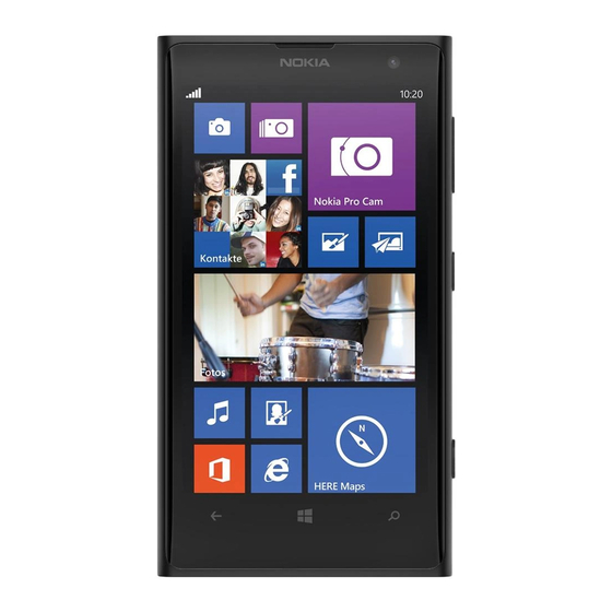 Nokia Lumia 1020 Bedienungsanleitung