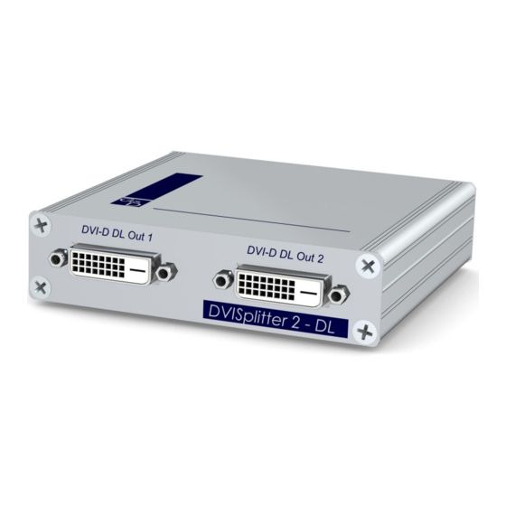 Guntermann & Drunck DVISplitter2-DL Installationsanleitung