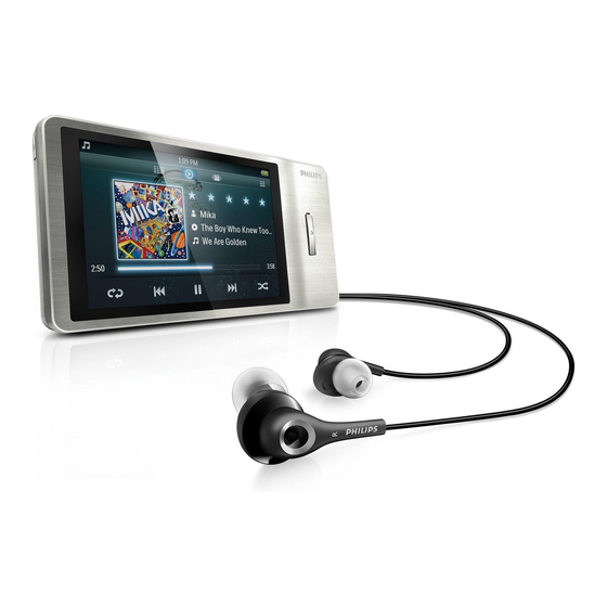 Philips GoGear SA2MUS08 Kurzanleitung