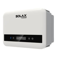 SolaX Power 24411 Installationsanleitung
