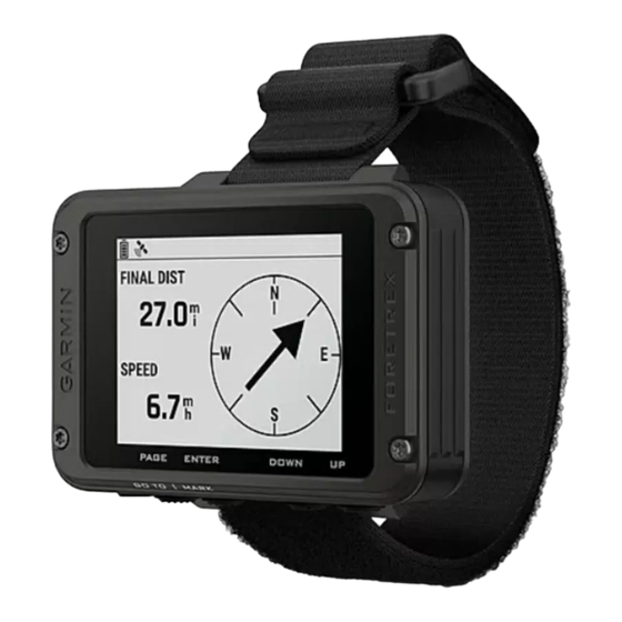 Garmin FORETREX 801 BALLISTIC EDITION Benutzerhandbuch