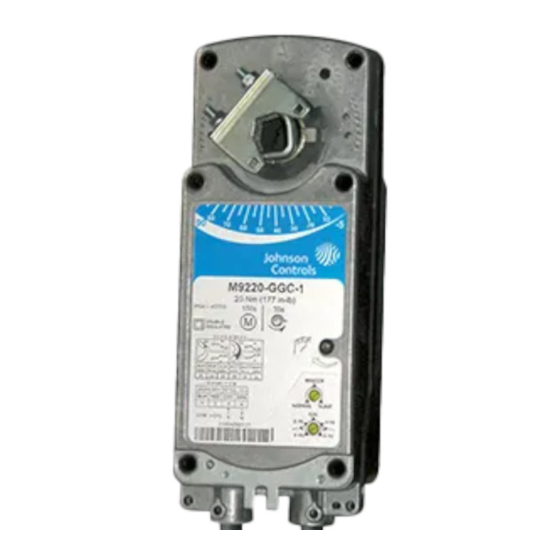 Johnson Controls M9210-GG-1 Serie Bedienungsanleitung