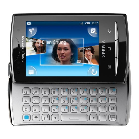 Sony Ericsson XPERIA X10 mini pro Ausführliche Bedienungsanleitung