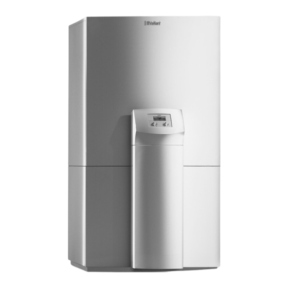 Vaillant geoTHERM VWL series Bedienungsanleitung