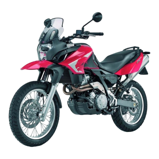 APRILIA PEGASO 650 STRADA Bedienungsanleitung