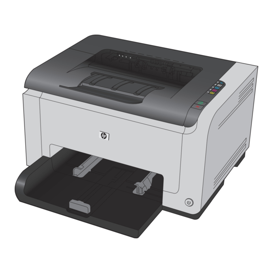HP Color LaserJet Pro CP1020 Serie Handbuch
