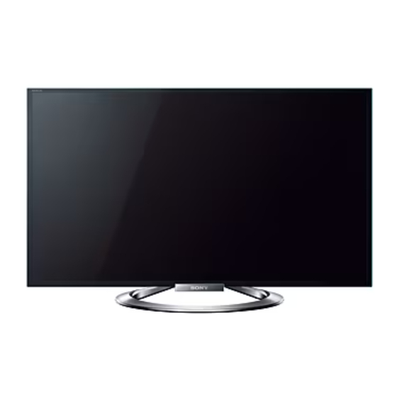 Sony BRAVIA KDL-46W905A Referenzleitfaden