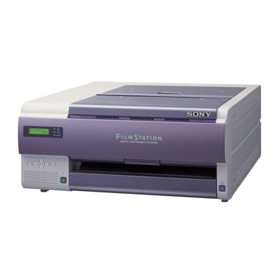 Sony UP-DF500 Bedienungsanleitung