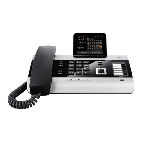 Gigaset DX600 A ISDN Handbuch
