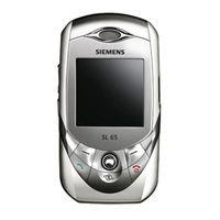 Siemens SL65 Anleitung