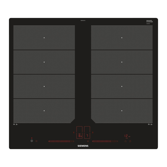 Siemens SCHOTT CERAN iQ700 EX601LXC1E Montageanleitung