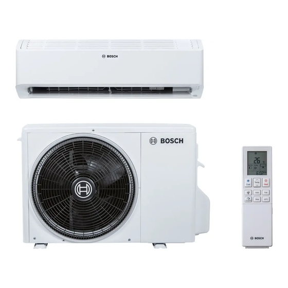 Bosch Climate Class 6000i Serie Bedienungsanleitung