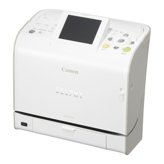 Canon SELPHY ES2 Benutzerhandbuch