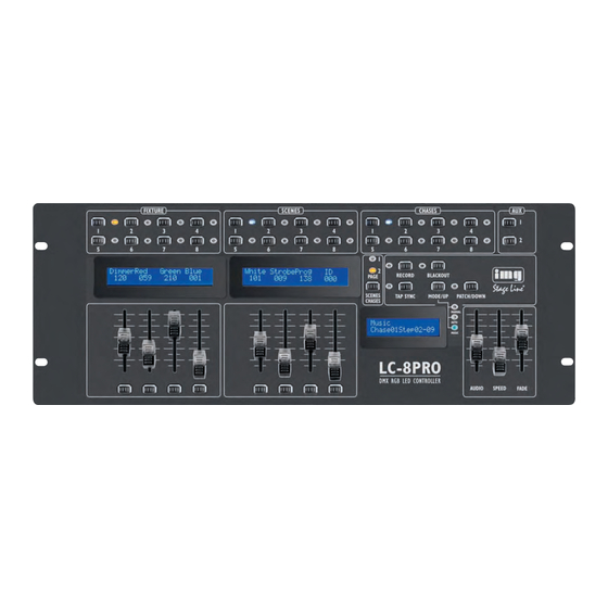 IMG STAGE LINE LC-8PRO Bedienungsanleitung