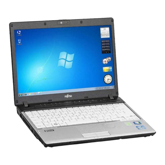 Fujitsu LIFEBOOK P701 Betriebsanleitung
