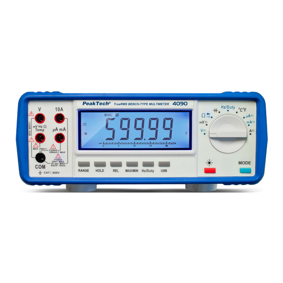 PeakTech P 4090 Bedienungsanleitung