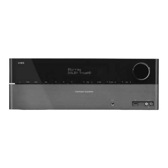 Harman Kardon AVR 158 Bedienungsanleitung