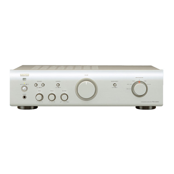 Denon PMA-500AE Handbücher