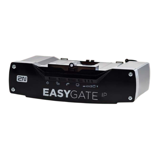 2N EasyGate IP Benutzerhandbuch