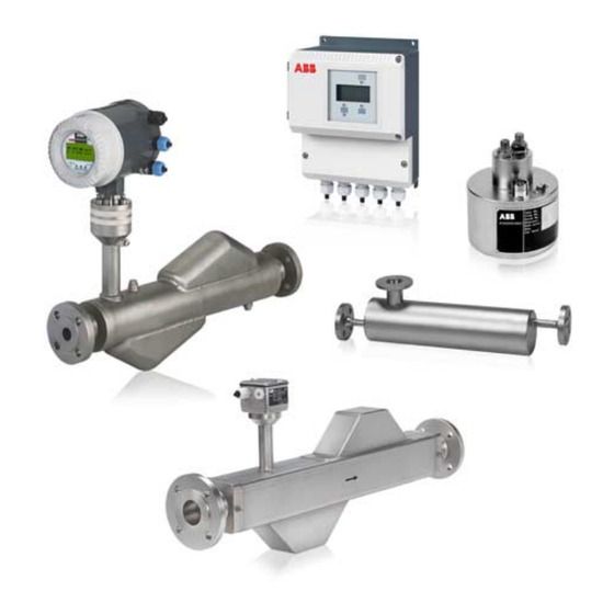 ABB CoriolisMaster FCM2000 MC2 3 Serie Bedienungsanleitung