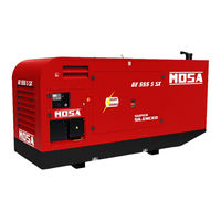 Mosa HIGH POWER GE 495 SSX Bedienungs- Und Wartungshandbuch