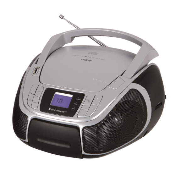 SOUNDMASTER SCD3550 Gebrauchsanleitung