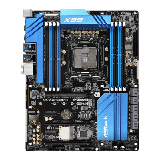 ASROCK X99 Extreme6 Handbuch