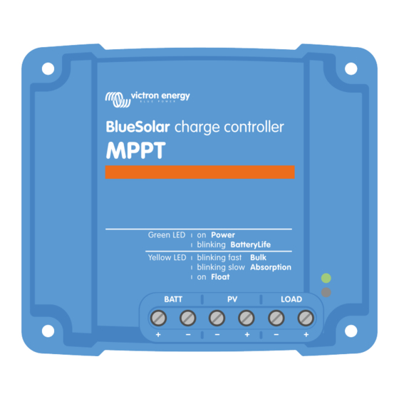Victron energy BlueSolar MPPT 100/20 Handbuch
