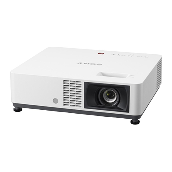 Sony VPL-CWZ10 Installationsanleitung