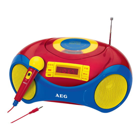 AEG SR 4363 CD Bedienungsanleitung