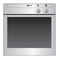 NEFF B 1122 Serie Gebrauchsanleitung Und Montageanleitung