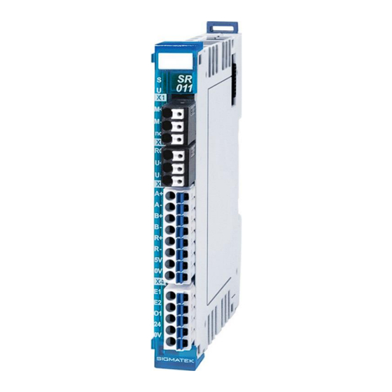 SIGMATEK SR 011 Technisches Handbuch