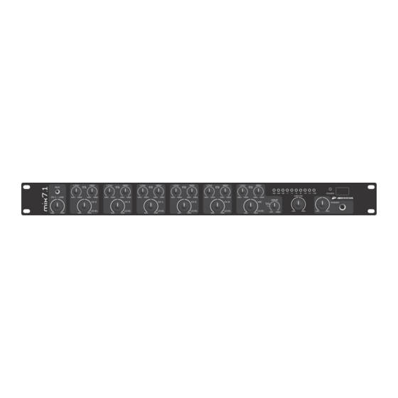JB Systems MIX7.1 Bedienungsanleitung