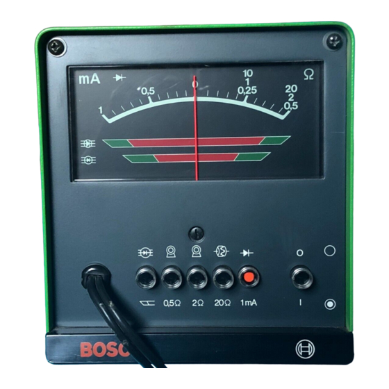 Bosch WPG 012.00 Bedienungsanweisung