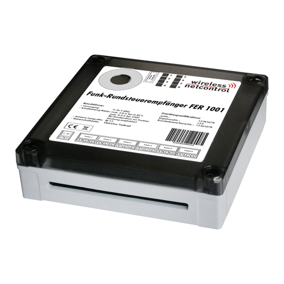 Wireless Netcontrol FER 1001 Handbuch
