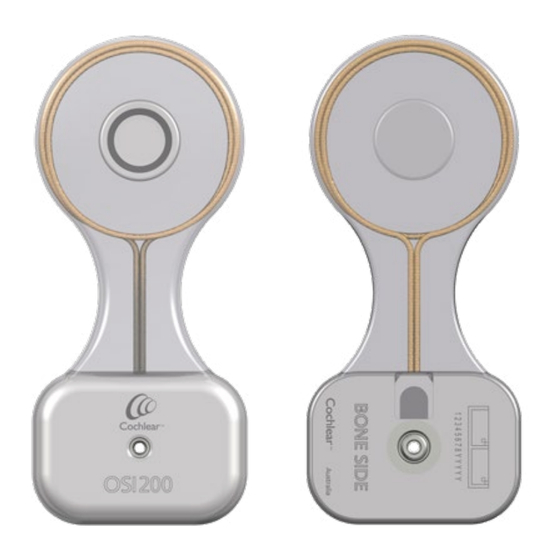 Cochlear Osia OSI200 Handbuch