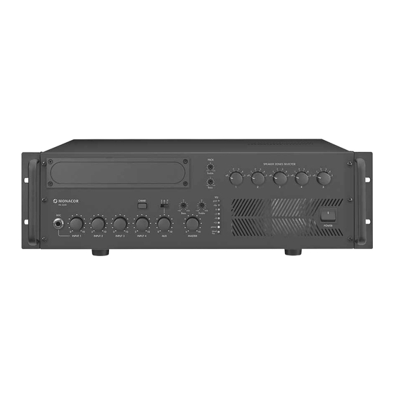 Monacor PA-5240 Bedienungsanleitung