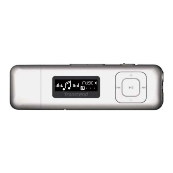 Transcend MP330 Benutzerhandbuch