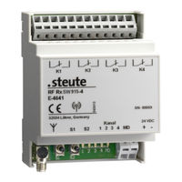steute RF Rx SW922-4W 24VAC/DC Montage- Und Anschlussanleitung