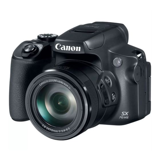 Canon PowerShot SX70 HS Handbücher