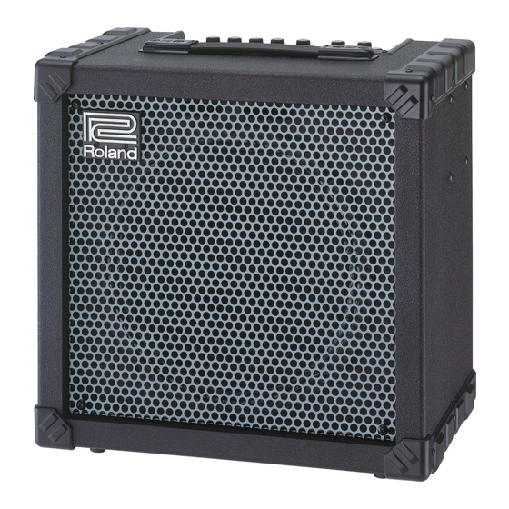 Roland CUBE-80X Schnellstart