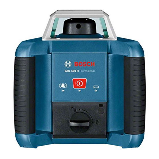 Bosch GRL 400 H Professional Originalbetriebsanleitung
