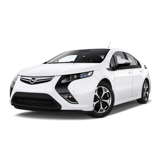 Opel Ampera Bedienungsanleitung