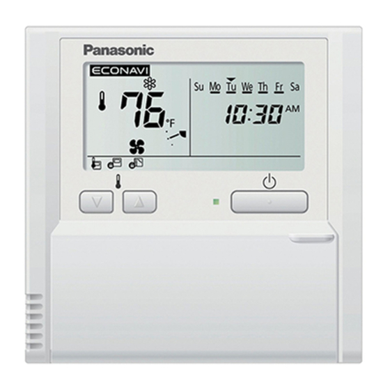 Panasonic CZ-RTC4 Kurzanleitung